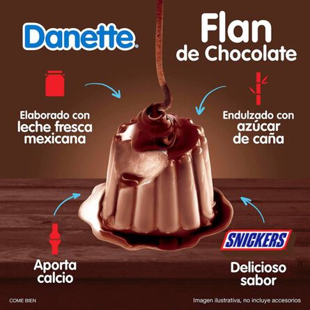 Flan Danette Snickers 200 g image number 1