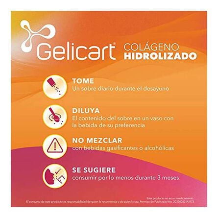 Colageno Hidrolizado Gelicart Action 20 g image number 2
