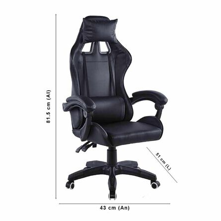 Silla Gamer 2.0 Ergométrica Reclinable Midtown Concept image number 4