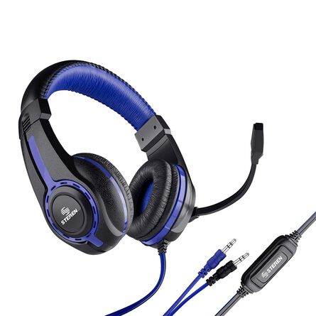 Audífonos con Diadema Bluetooth Steren AUD-517 Azul image number 2