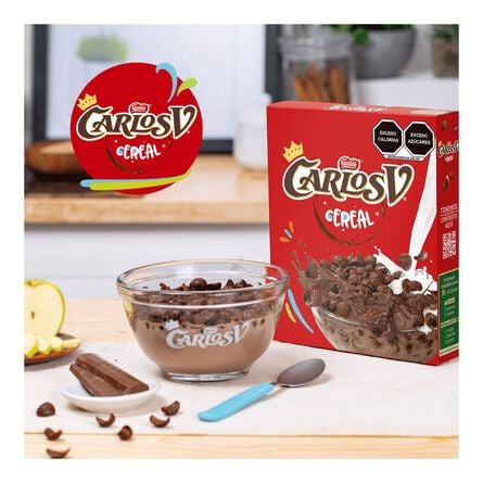 Cereal Nestlé Carlos V Sabor Chocolate Caja 495 Gr image number 4