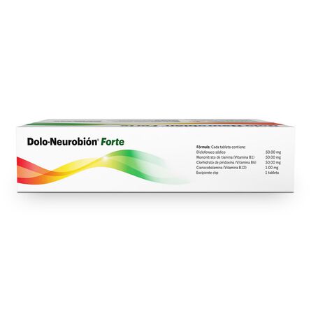 Dolo Neurobion Fte 50/50/mg Tab 10 image number 2
