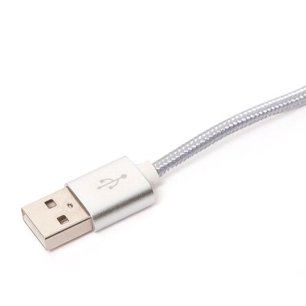 Cable USB a Micro USB y adaptador Lightning Sync Ray SR-BC40 Plata image number 1