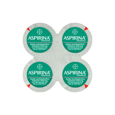 Aspirina Advanced Para Dolor de Cabeza Dolor Corporal y Fiebre 20 tabletas image number 5