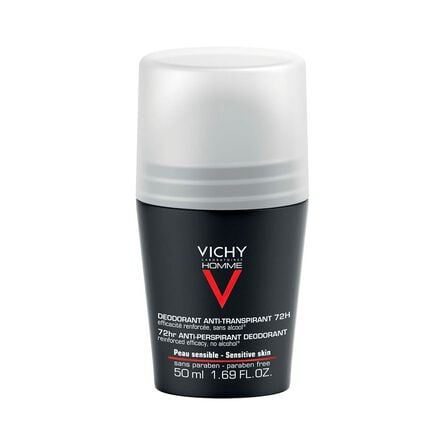 Desodorante Homme Roll-On Vichy Antitranspirante 72 50 ml image number 1