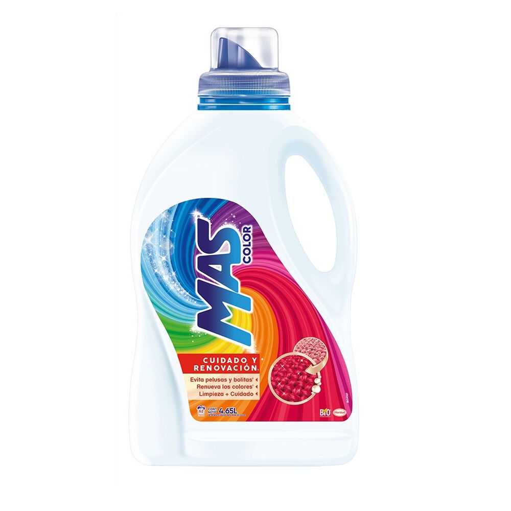 Detergente Líquido para Ropa de Color MAS 4.65L image number 0