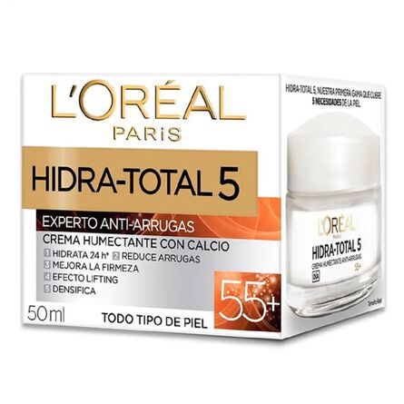 Crema Facial L'Oréal Paris Hidra Total 5 Día Anti-Arrugas 50 Ml image number 9