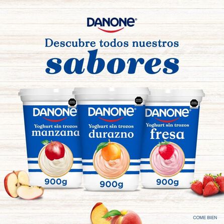 Yoghurt Danone Sabor Durazno 900g image number 3