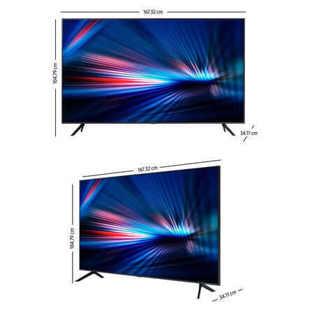 Pantalla Samsung 75 Pulg 4K LED Smart TV UN75AU7000FXZX image number 8