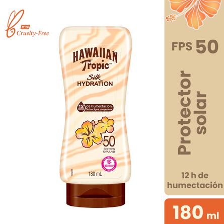 Protector Solar Hawaiian Tropic Silk Hydration FPS 50+ 180 ml image number 1