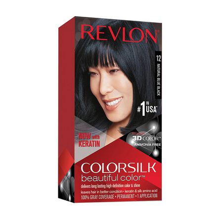 Tinte para cabello Beautiful Color Keratina Negro Azulado tono 12 59.1 ml image number 2