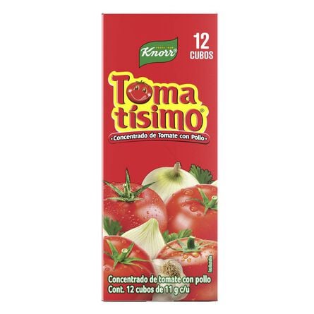 Concentrado de Tomate Knorr Tomatísimo 12 Cubos 11 g image number 5