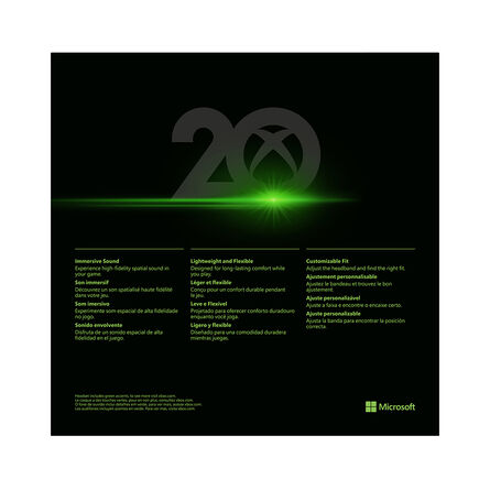 Audífonos Estéreo Xbox Edición Especial 20 Aniversario image number 7