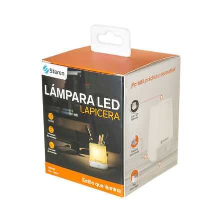 Lámpara LED Lapicera Steren LAM-123 Blanca image number 3
