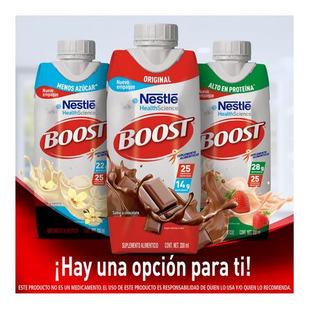 Suplemento Alimenticio Boost Azteca Original Chocolate 330 ml image number 7