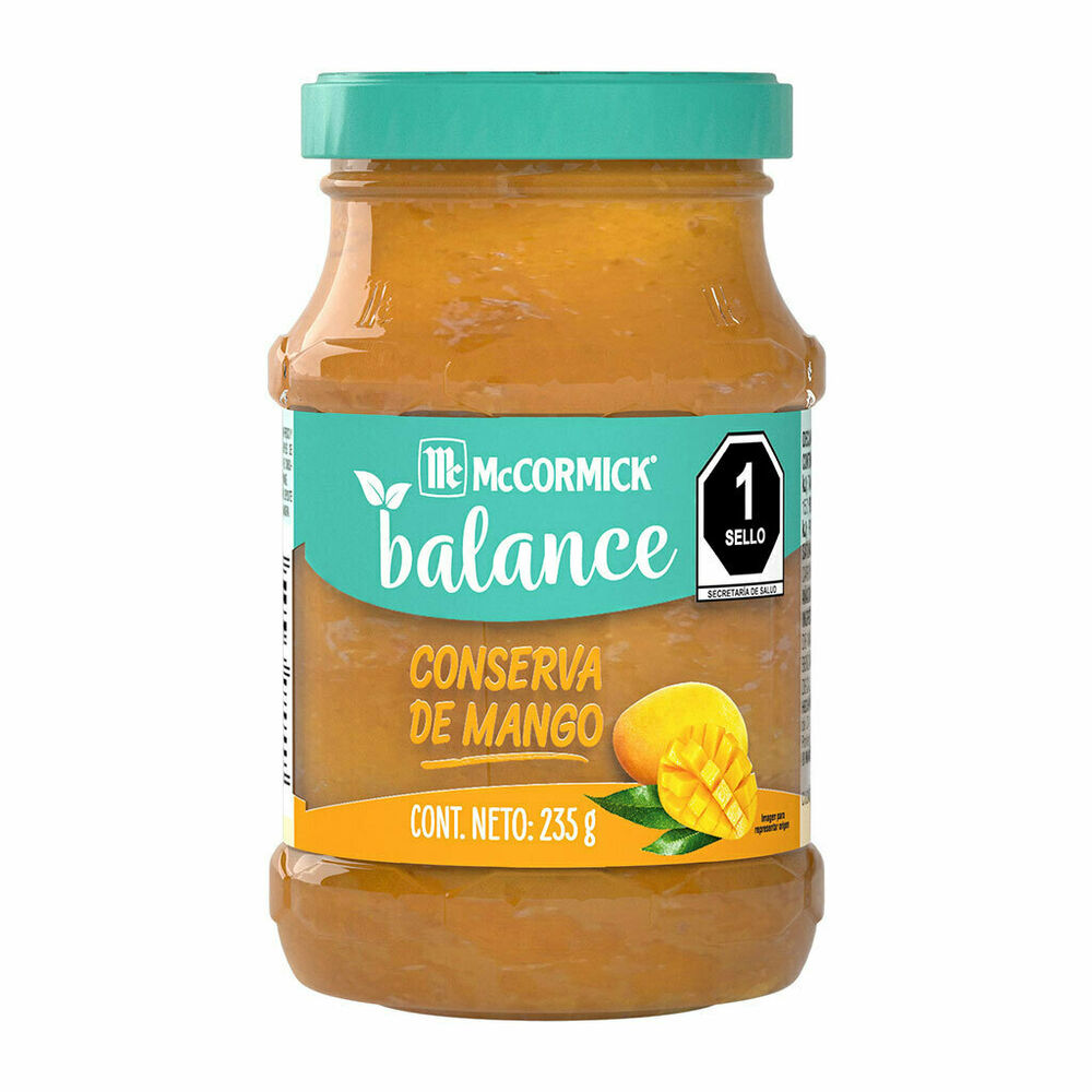 Mermelada Balance Mango Mccormick 235 G image number 0