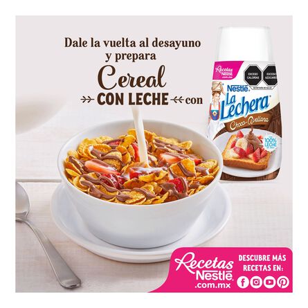 Leche Condensada Nestlé La Lechera Sirve Fácil Choco Avellana 325g image number 8