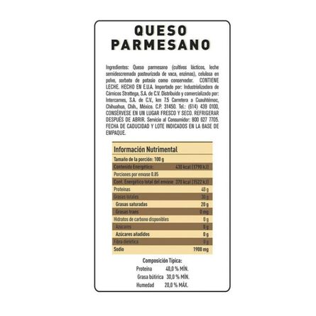 Queso Parmesano Parma 85 Gr image number 1