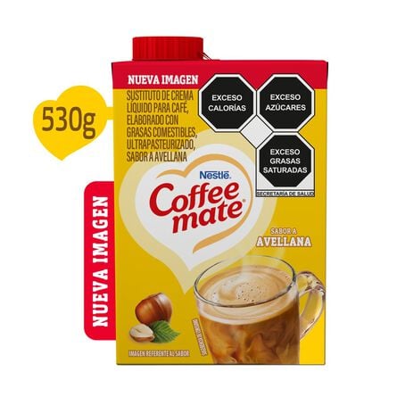 Sustituto de Crema para Café Coffee Mate Líquido Sabor Avellana 530g image number 1