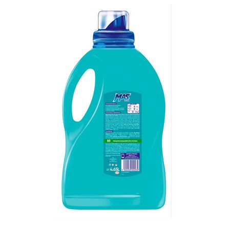 Detergente líquido Mas Cuidado y frescura 4.65Lt image number 1