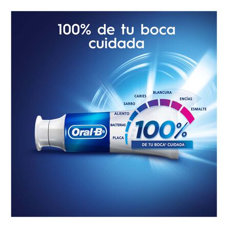 Pasta Dental Oral-B 100% De Tu Boca Cuidada 140 ml image number 1