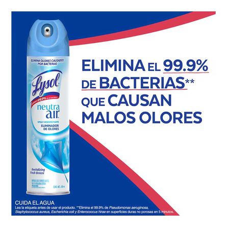 Lysol® Spray Desinfectante Eliminador de Olores Neutra Air® Fresh Breeze 300 ml image number 1