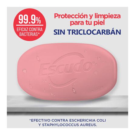 Jabón en Barra Escudo Antibacterial Rosa, Paquete con 5 Piezas de 110 g image number 3