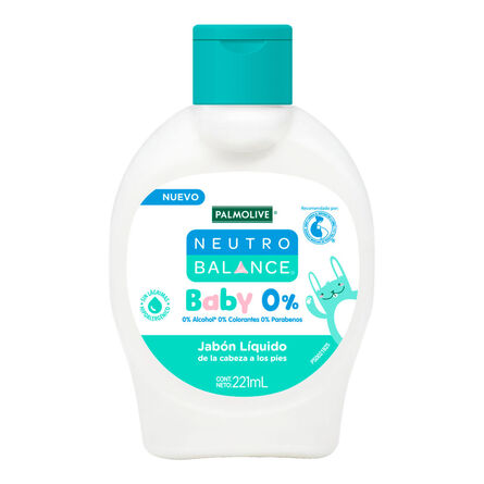 Jabón Líquido para Bebé Palmolive Neutro Balance Baby 0% 221 ml