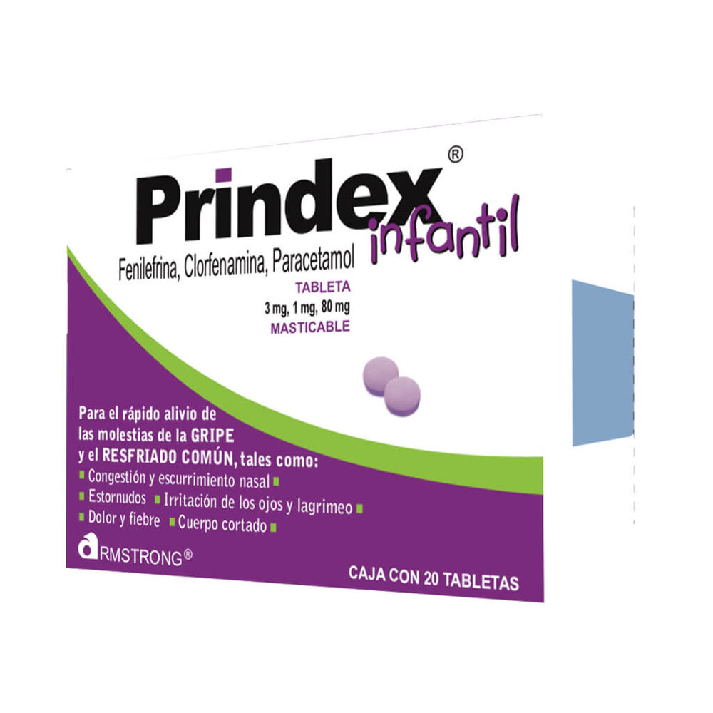 Prindex Infantil 80/3/1 mg Tab 20 image number 0