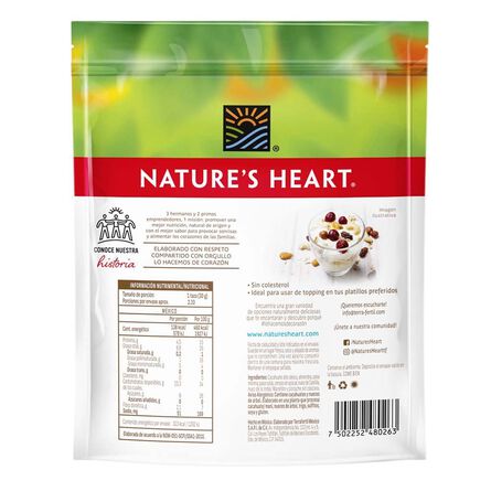Mezcla de frutas deshidratadas y nueces Nature's Heart Nutty Berry Mix 70 g image number 1