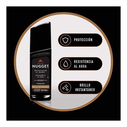 Nugget® Cera Líquida para Calzado Negro 60 ml image number 1