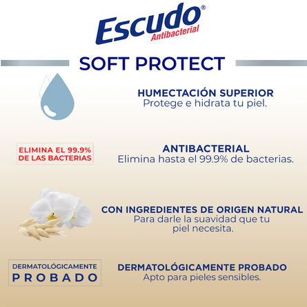 Jabón Escudo Soft Protect Avena&nbsp; 150g image number 2