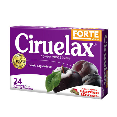 Laxante Ciruelax Forte De Origen Natural 24 Comprimidos image number 2