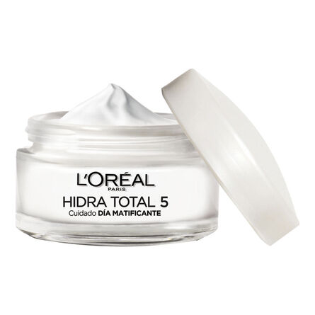 Crema Facial L'Oréal Paris Hidra Total 5 Cuidado Día Matificante 50 Ml image number 1