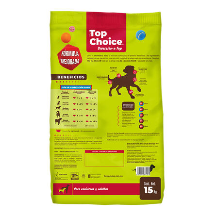 Alimento para perro Top Choice 15 Kg image number 3