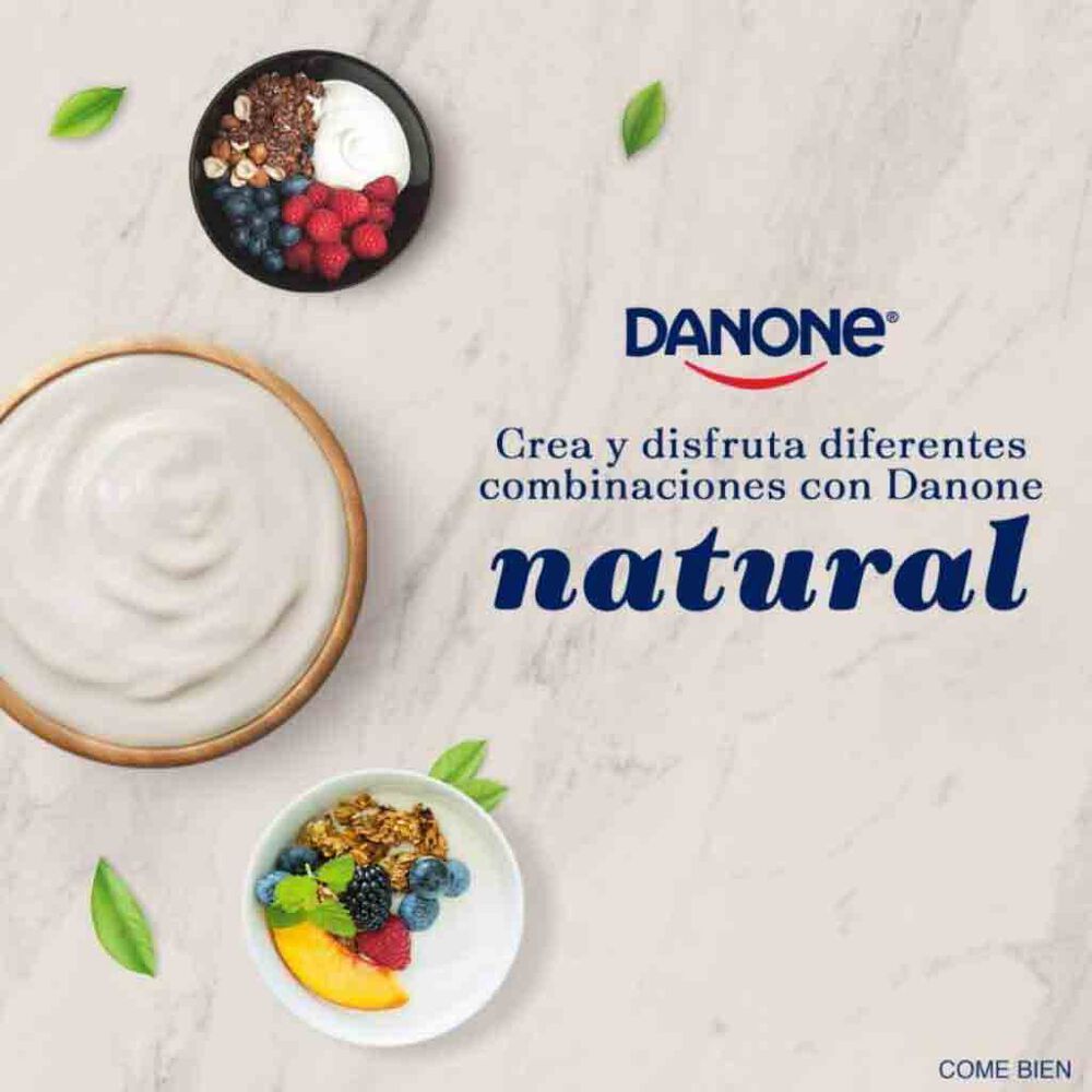 Yoghurt Danone Natural Sin Azúcar 900g image number 3