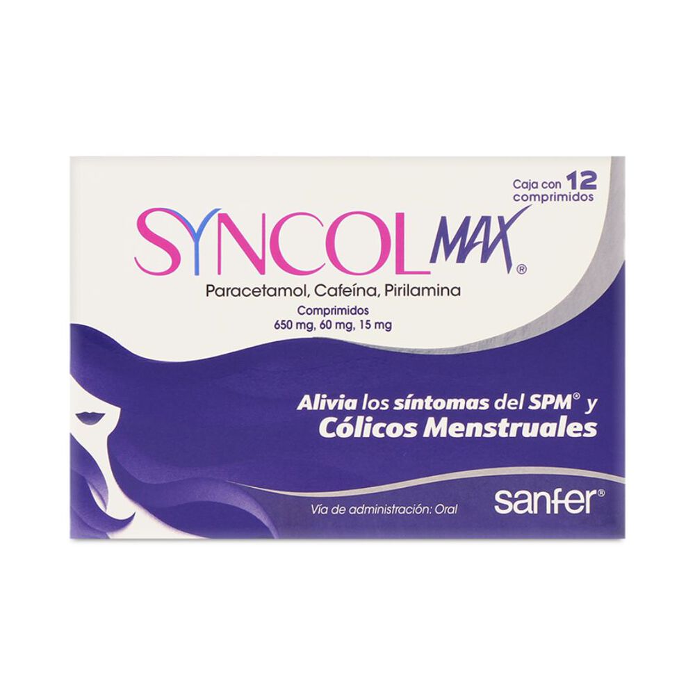 Syncol-Max 650/60/15mg Cpr con 12 image number 1