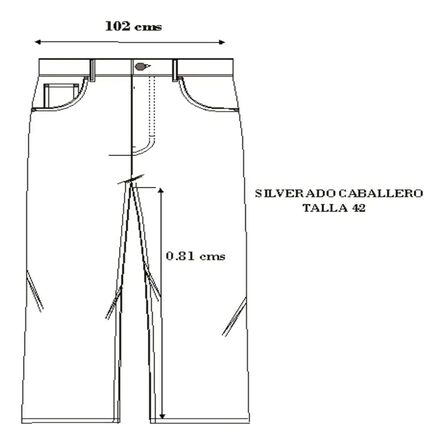 Jeans Básico Masculino Silverado Talla 42 Stone Medio Recto image number 3