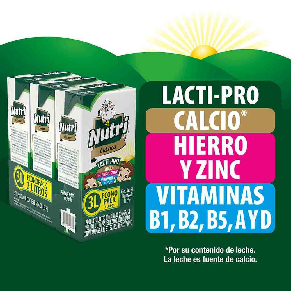 Producto Lacteo Combinado Nutri Entera 1 L 3 pz image number 3
