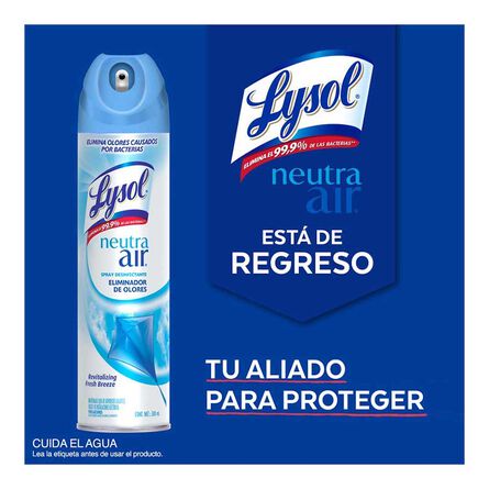 Lysol® Spray Desinfectante Eliminador de Olores Neutra Air® Fresh Breeze 300 ml image number 2