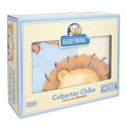 Cobertor Chiko Ultra Tech Doki Baby Mink Amarillo image number 1