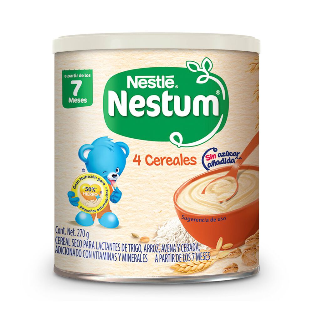 Cereal para bebé Nestum Etapa 2 sabor cereales 270 g image number 1