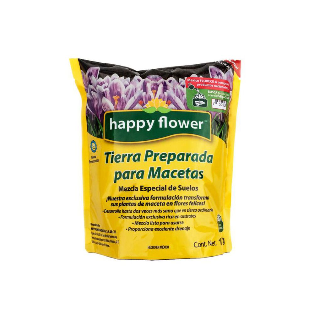 Tierra Happy Flower Preparada Bol 2.5 kg image number 1
