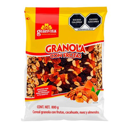Granola Granvita Con Frutas 800 Gr image number 0