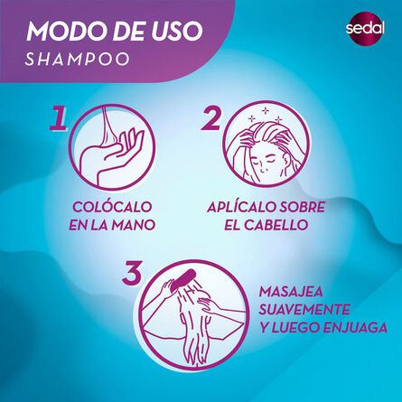 Shampoo Sedal Control Caída 620 ml image number 3