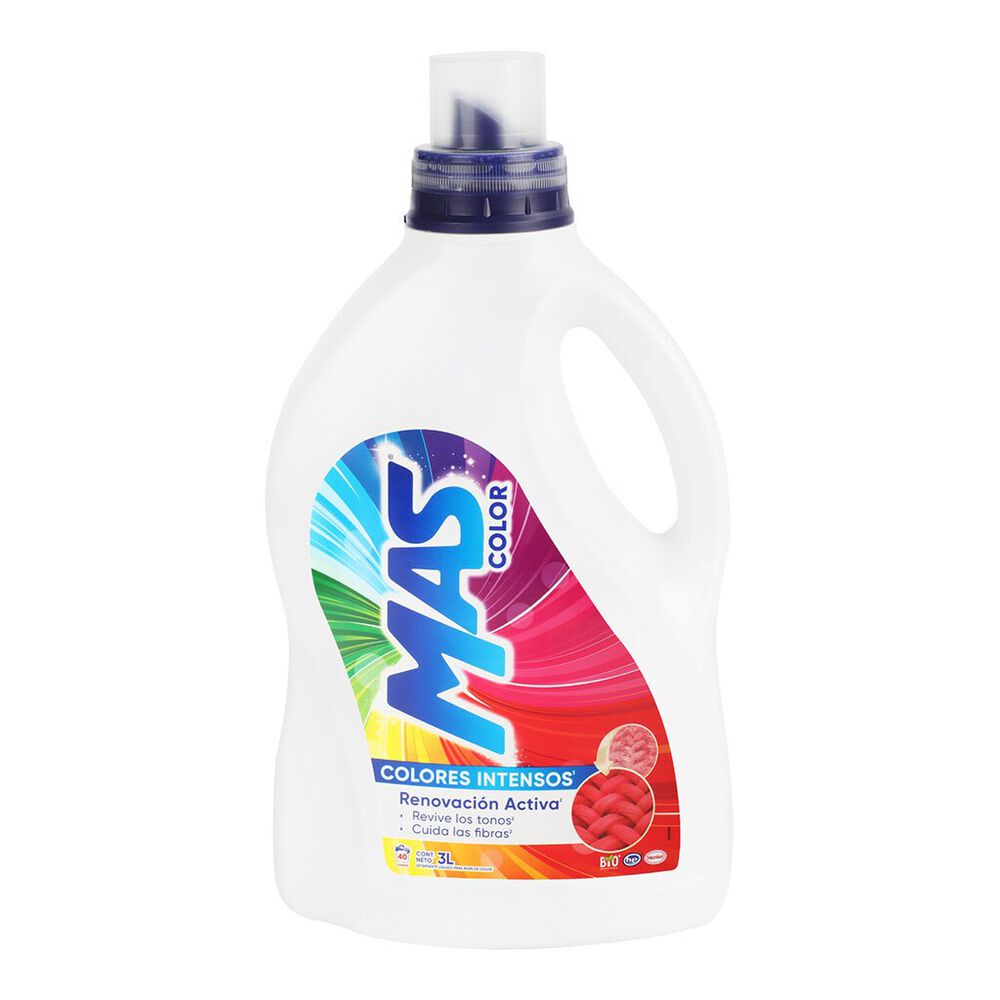Detergente Liquido Mas Ropa Color 3 Lt image number 0