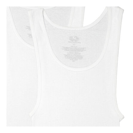 Camiseta Atlética Fruit Of The Loom 4P2501M.7TT Blanco EG 4 piezas image number 3