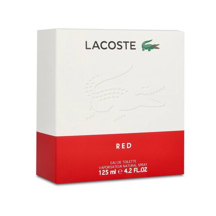 Lacoste Red 125ml Edt Spray Para Caballe image number 2