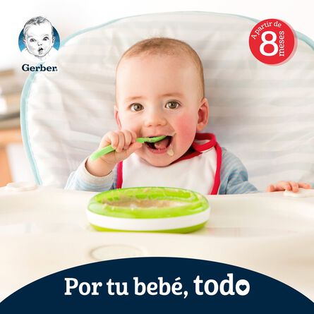 Cereal Infantil Gerber Etapa 3 4 Cereales con Zanahoria y Plátano Integral Lata 270g image number 5