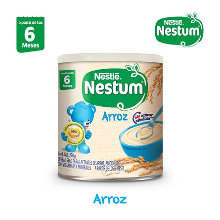 Cereal Infantil Nestum Etapa 1 Arroz Lata 270g